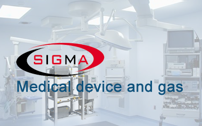 Medical device and gas